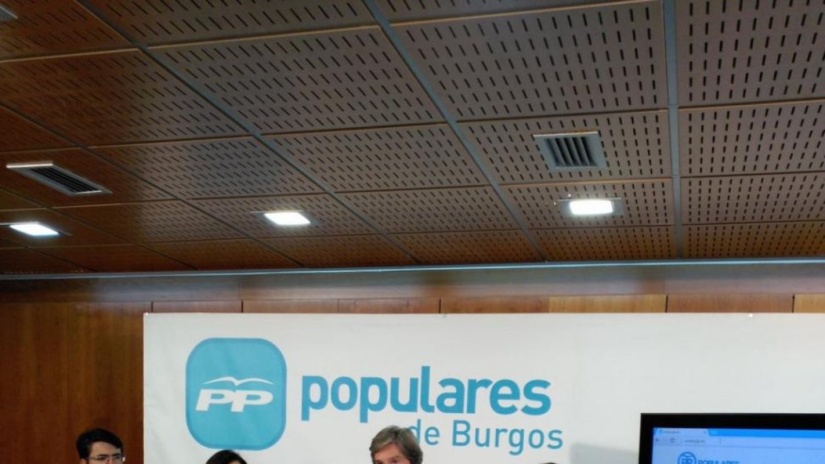 La candidatura popular presentó su programa electoral para Burgos.-ECB