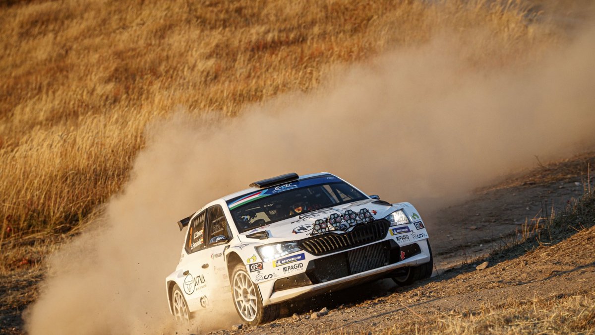 Llarena, durante el Rally de Hungría. RACE SEVEN