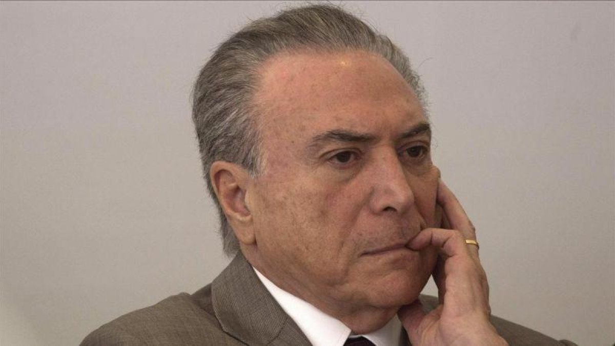 El presidente de Brasil, Michel Temer.-EFE / JOEDSON ALVES