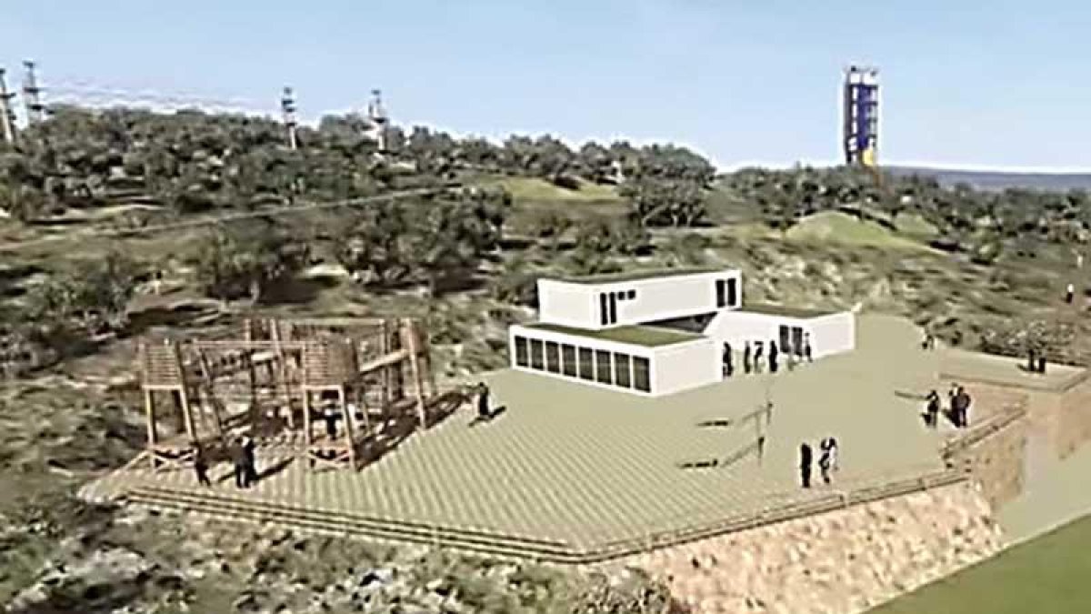 Recreación en tres dimensiones del futuro parque multiaventura.-SERGIO P.S. (YOUTUBE)