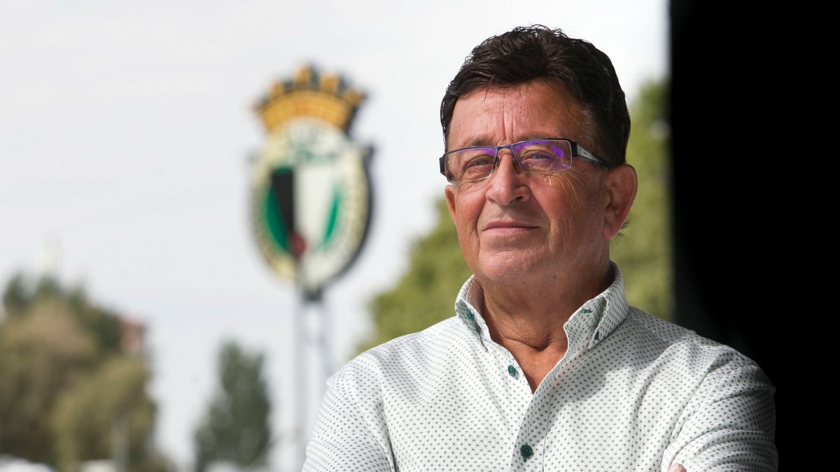 Rodrigo Santidrián, presidente del Burgos CF. TOMÁS ALONSO