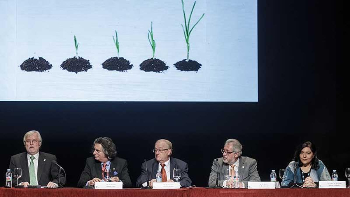 Los ponentes abordaron los principales retos del sector ayer en el Teatro Principal.-SANTI OTERO