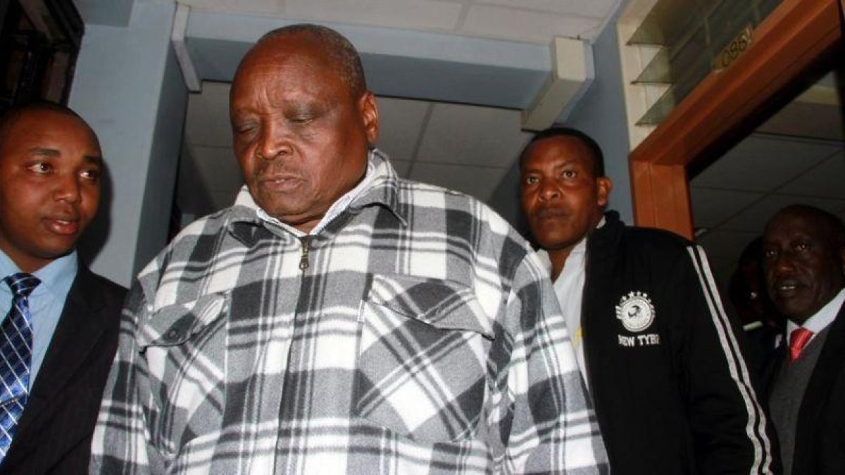 Michael Rotich, después de ser detenido en Nairobi (Kenia).-AFP / STRINGER