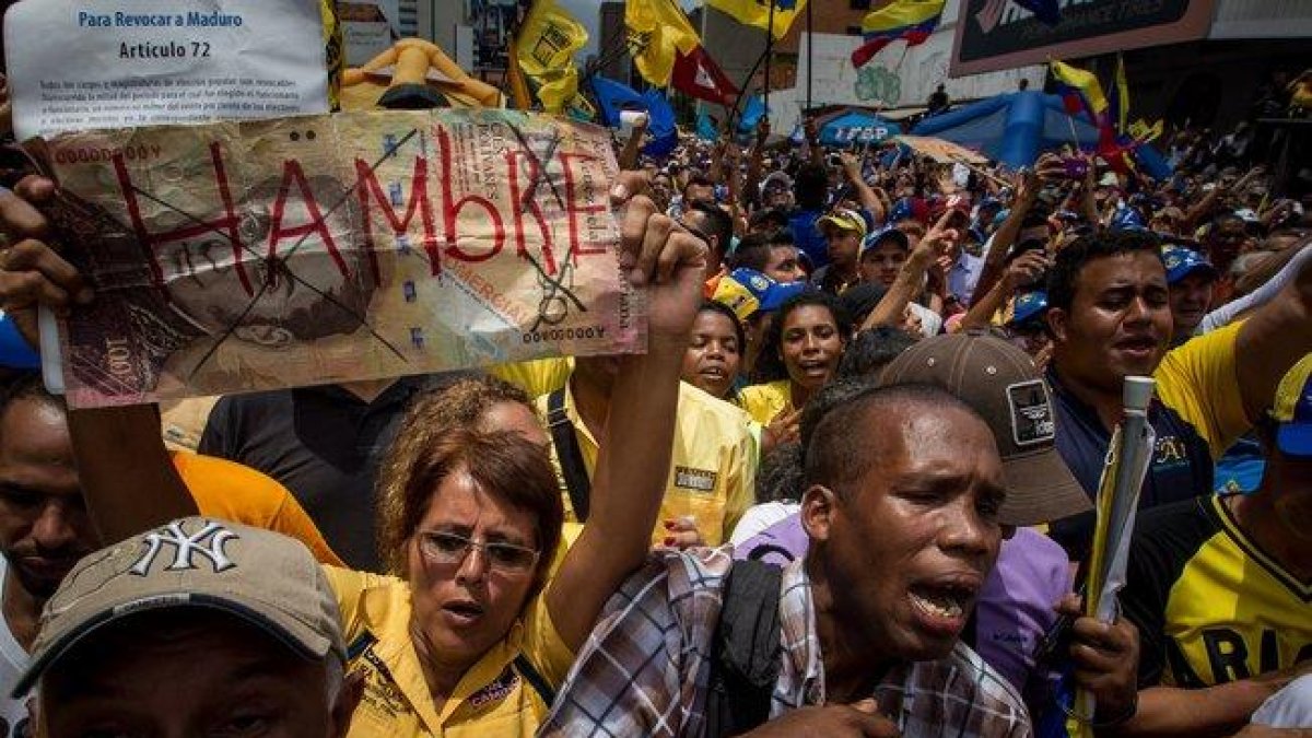 El aumento del hambre es mayor en América del Sur, siendo Venezuela uno de los países afectados.-EFE