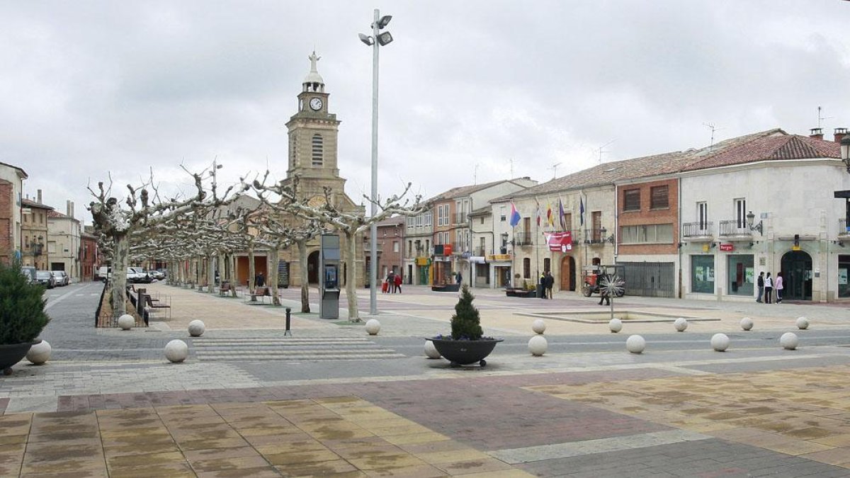 La Plaza de España de Melgar.-R. G. OCHOA