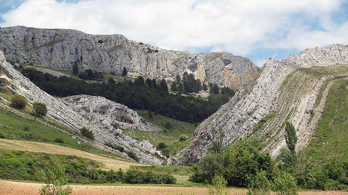 Una de las formaciones geológicas características de este territorio.-ECB