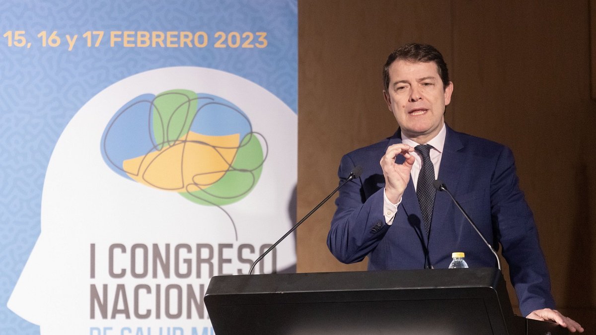 El presidente de la Junta de Castilla y Le?n, Alfonso Fern?ndez Ma?ueco, participa en el I Congreso Nacional de Salud Mental Infanto-Juvenil.