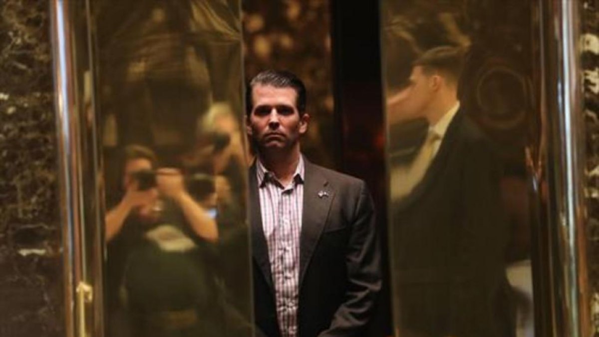 Donald Trump Jr. en la Torre Trump, el pasado enero.-AFP / JOHN MOORE