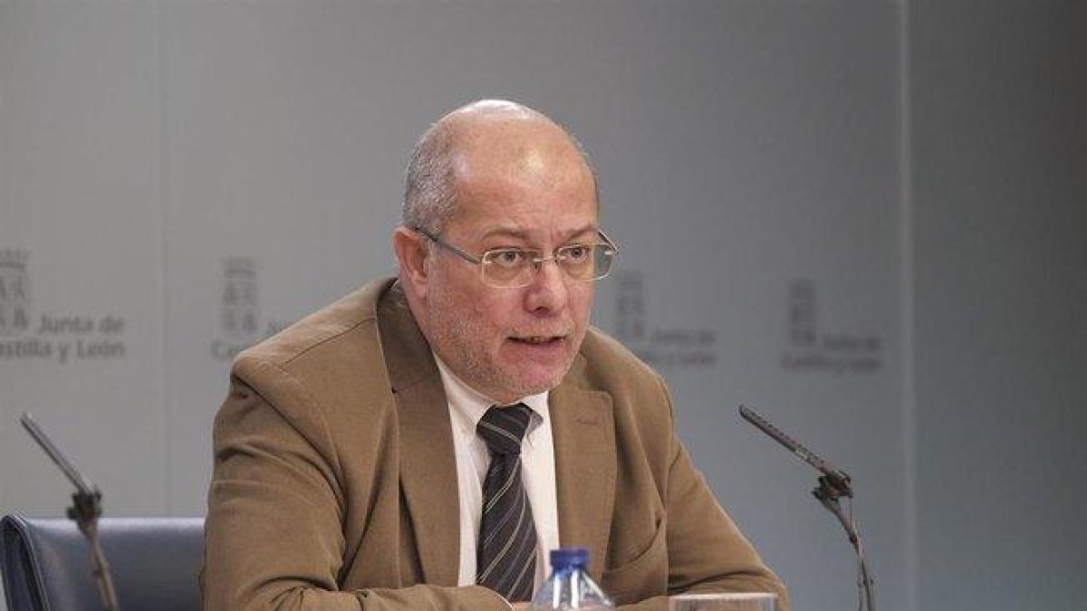 Vicepresidente de la Junta de Castilla y León, Francisco Igea, en la rueda de prensa posterior al Consejo de Gobierno.-EUROPA PRESS