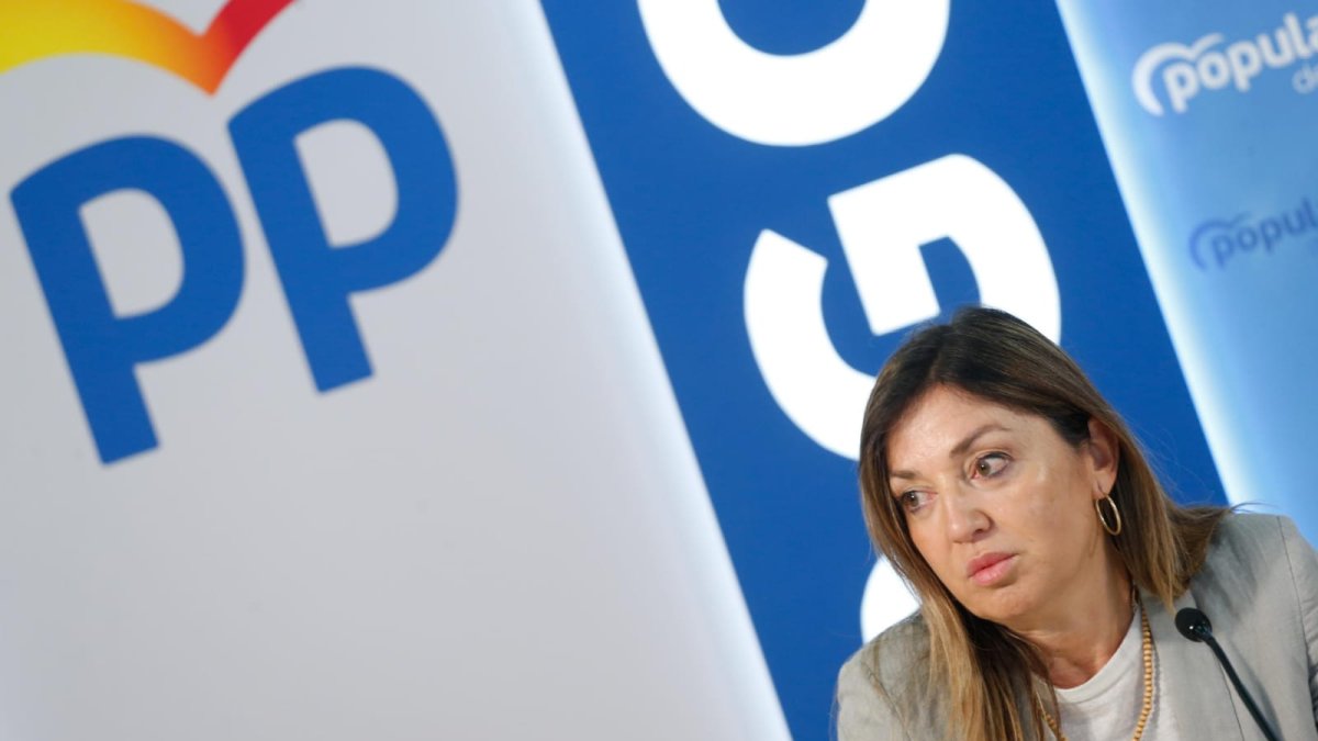La portavoz del PP en Burgos, Carolina Blasco. ECB