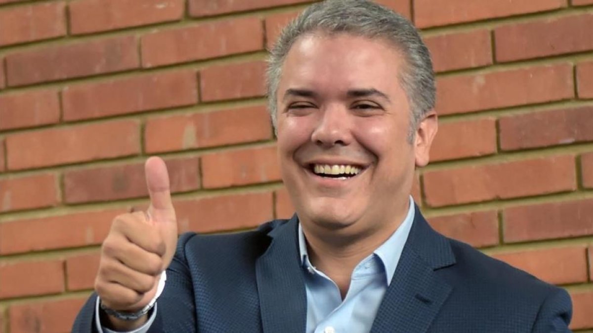 Iván Duque.-AFP
