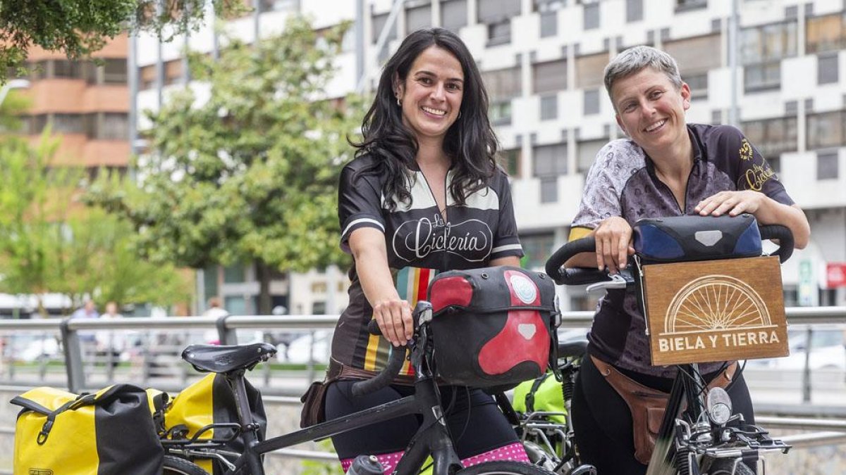 Las dos protagonistas están de nuevo en tierras burgalesas, donde hacen balance tras más de 1.500 kilómetros.-S. O.