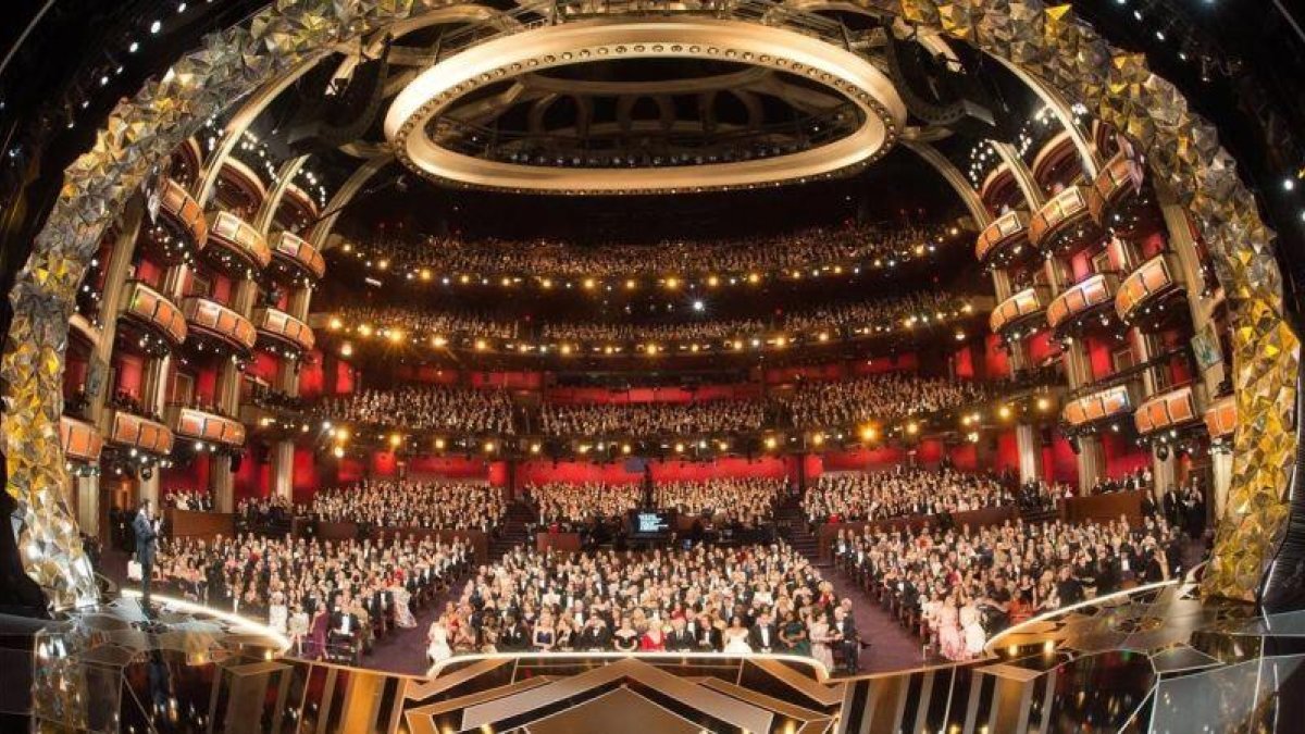 Vista general del Dolby Theatre de Hollywood durante la última ceremonia de los Oscar.-EFE / TODD WAWRYCHUK