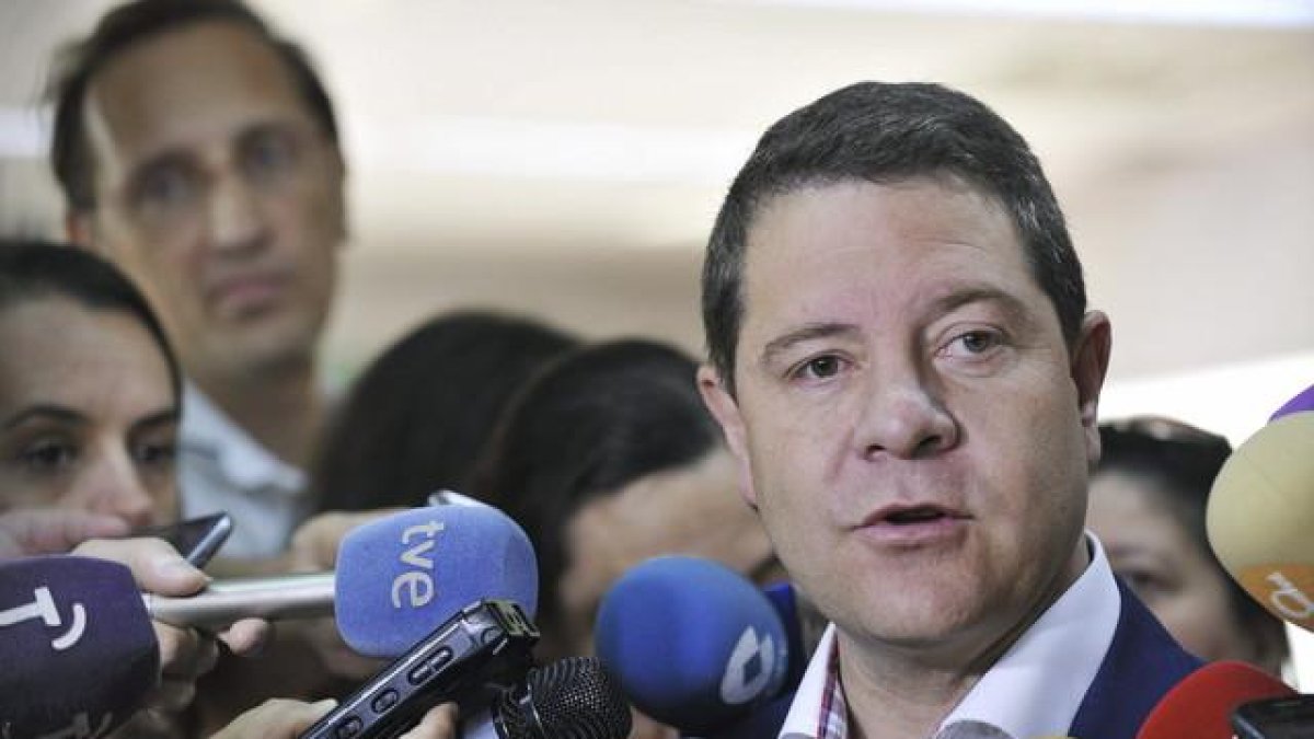 El presidente de Castilla-La Mancha, Emiliano García-Page.-
