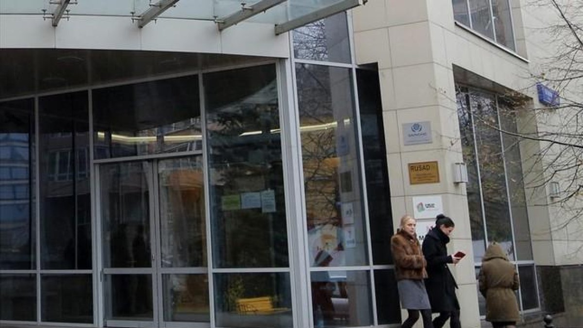 La sede de la agencia rusa antidopaje en Moscú.-EFE / MAXIM SHIPENKOV