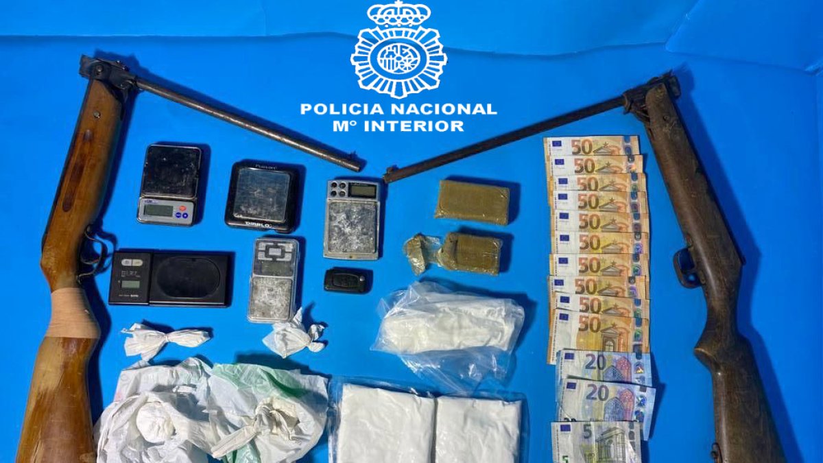 Material incautado por la Policía. POLICÍA NACIONAL