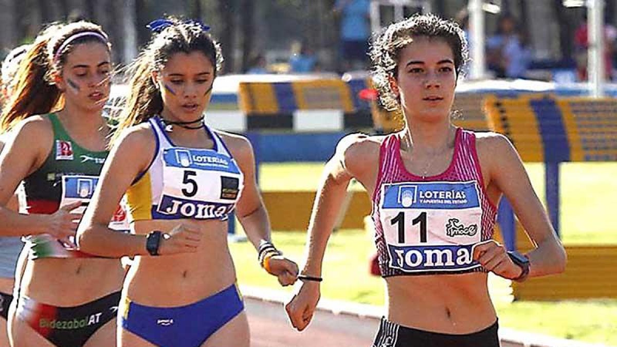 Marina Peña durante una prueba disputada en San Amaro.-SANTI OTERO