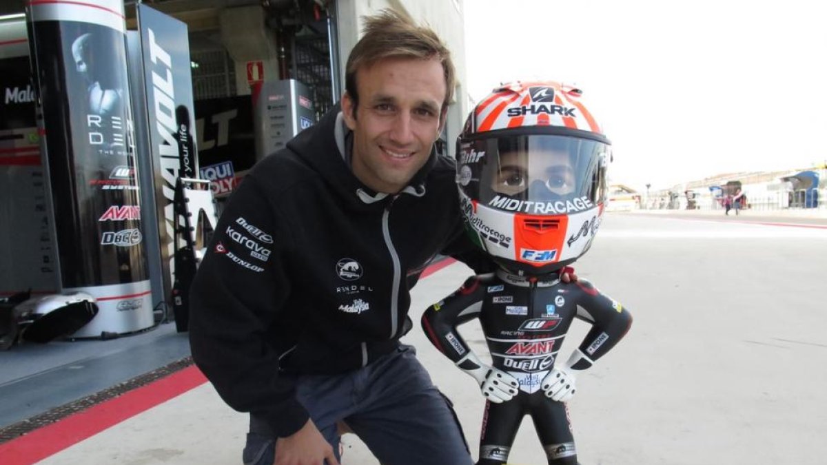 Zarco, con su nuevo casco, en Motegi en el 2015.-EMILIO PÉREZ DE ROZAS