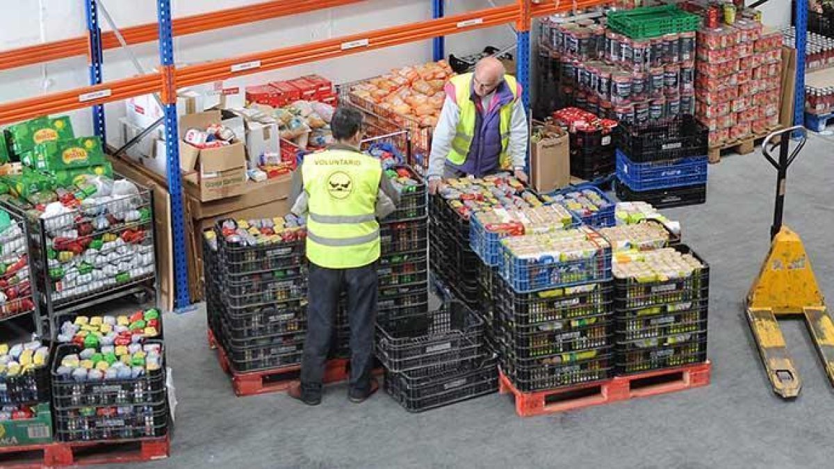 Almacén del Banco de Alimentos de Burgos.-ISRAEL L. MURILLO