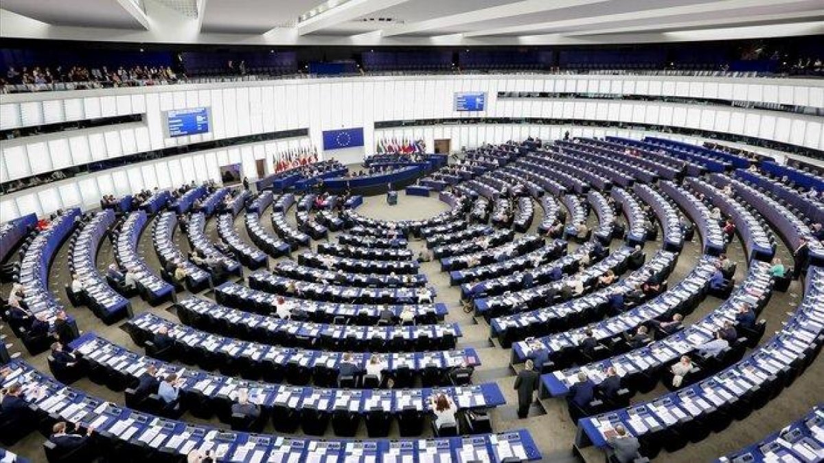 El Parlamento europeo.-