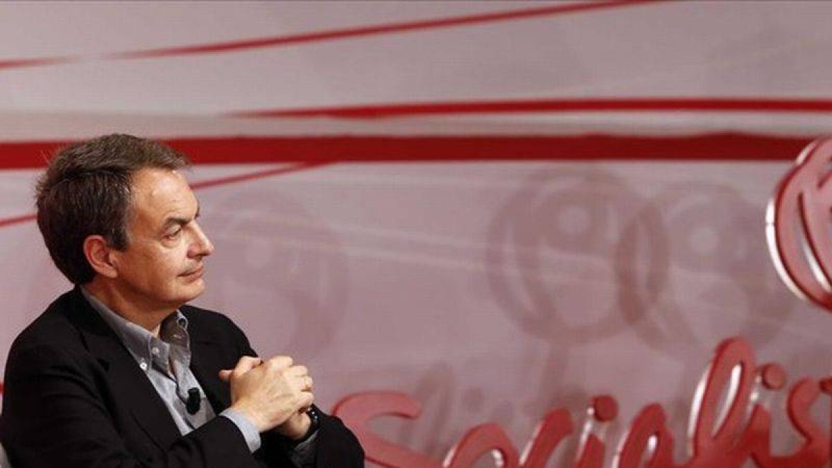 El expresidente del Gobierno español José Luis Rodríguez Zapatero.-