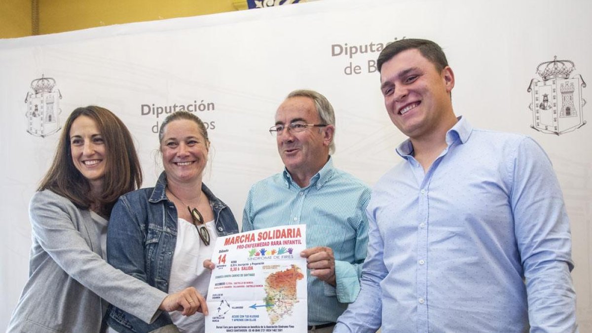 La marcha solidaria recaudará fondos para el Síndrome de Fires.-SANTI OTERO