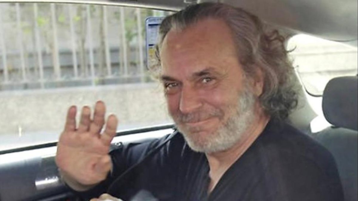 Jose Coronado, a su salida del hospital.-