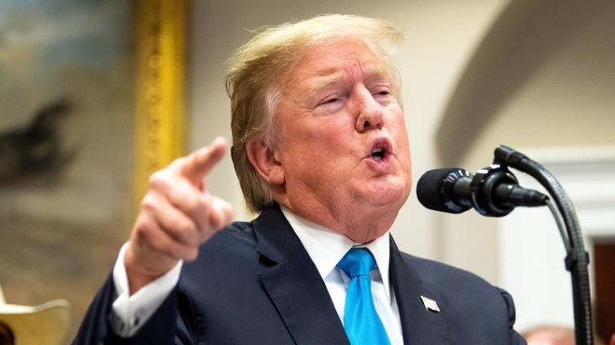 El presidente de los Estados Unidos, Donald Trump.-UPI POOL EPA