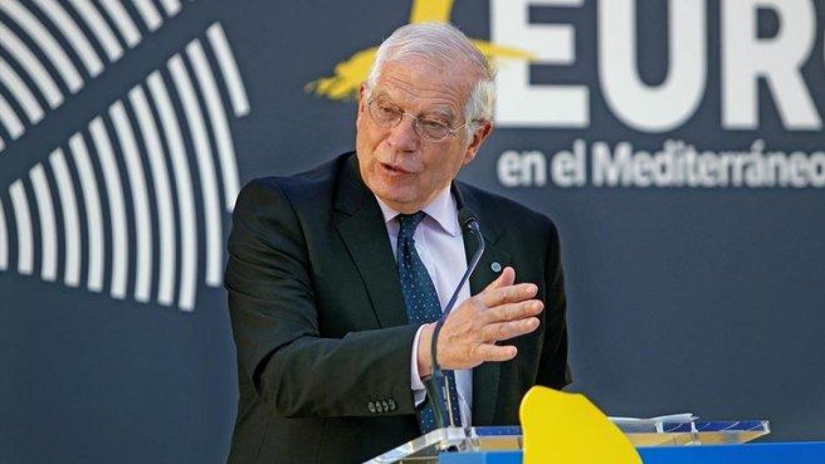 El ministro de Exteriores en funciones, Josep Borrell, en un acto en Alicante.-MORELL (EFE)