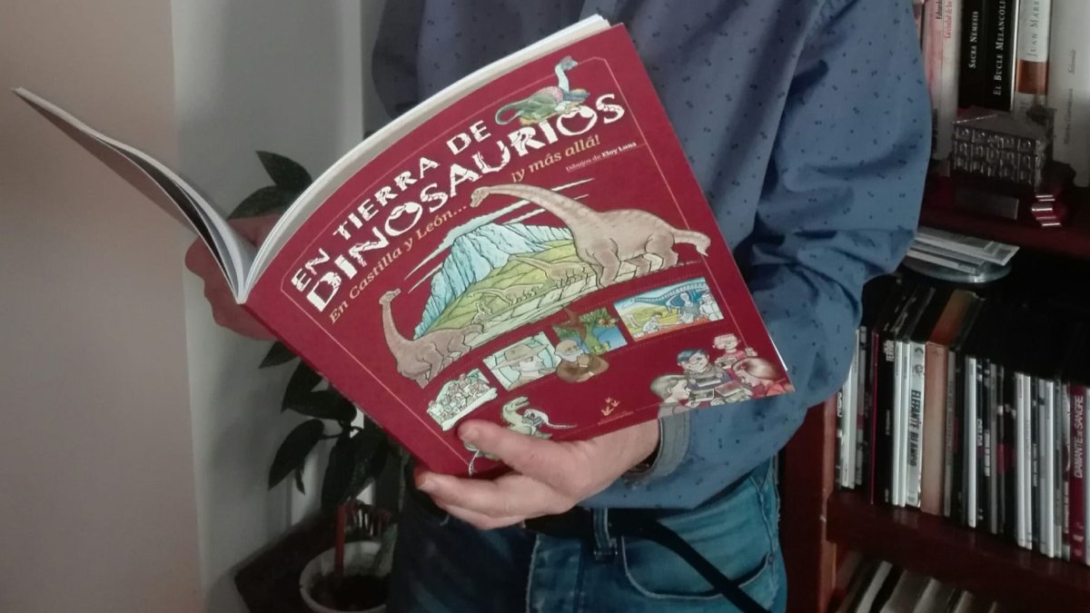Ejemplar de ‘En Tierra de Dinosaurios. En Castilla y León... ¡y más allá!’. ECB
