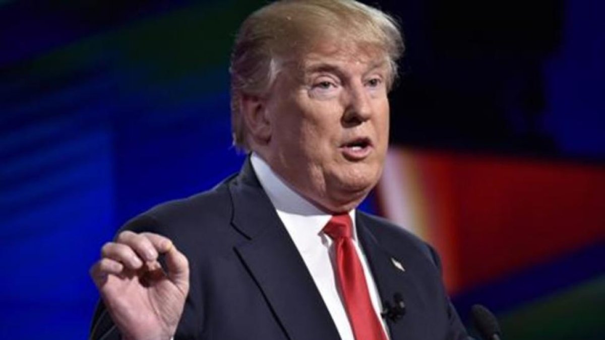 Trump, en el debate de Miami.-