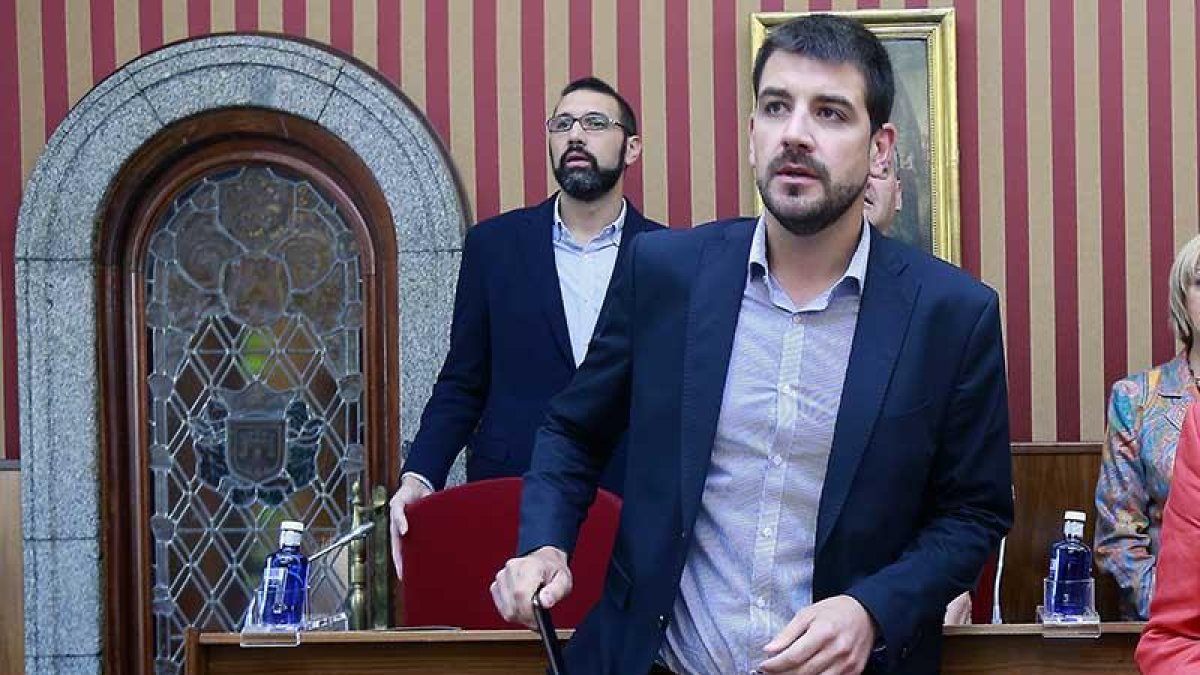 David Jurado, durante un Pleno del Ayuntamiento.-RAÚL G. OCHOA