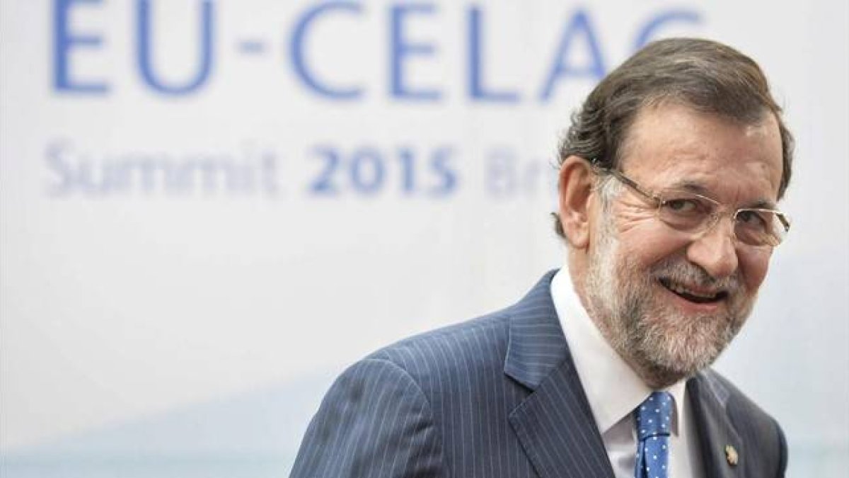 El presidente del Gobierno, Mariano Rajoy, este jueves en Bruselas.-Foto:   EFE / STEPHANIE LECOCQ