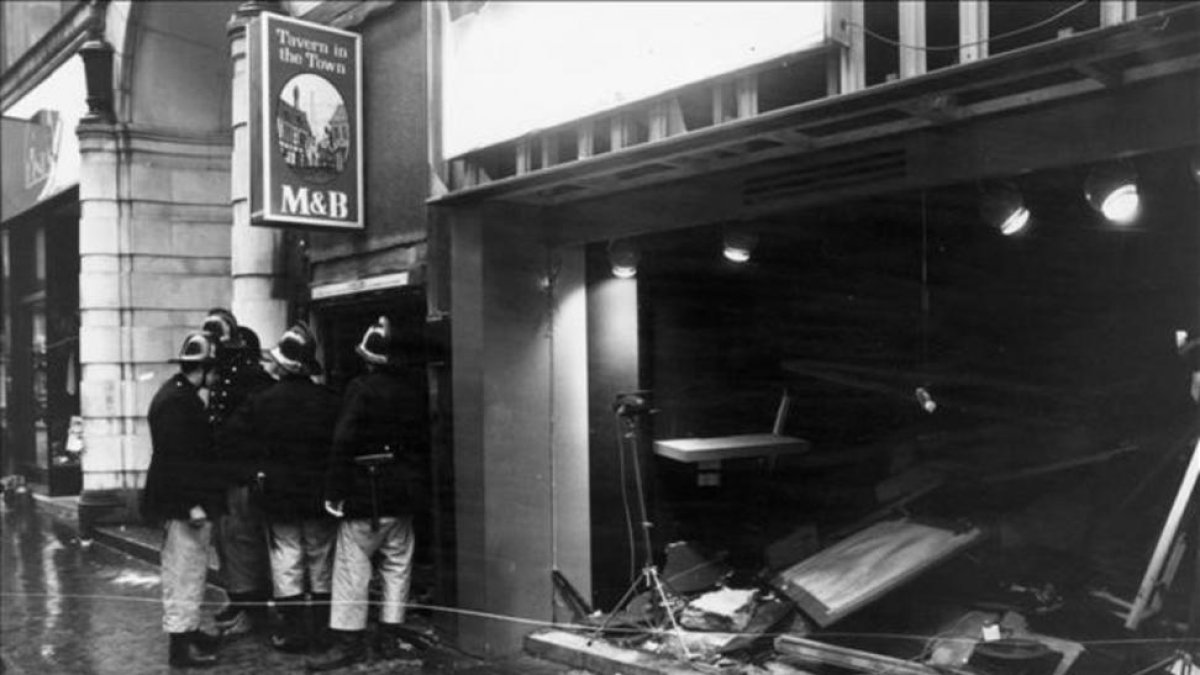 El pub Tavern fue uno de los dos escenarios del atentado del IRA en Birmingham en 1974.-GETTY/WESLEY KEYSTONE
