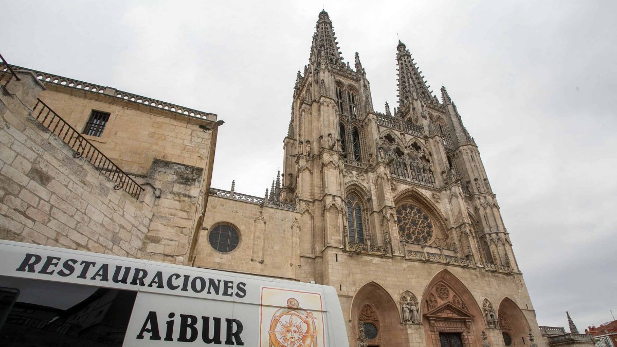 En los próximos días la empresa Aibur colocará el andamiaje para poder realizar los trabajos. TOMÁS ALONSO
