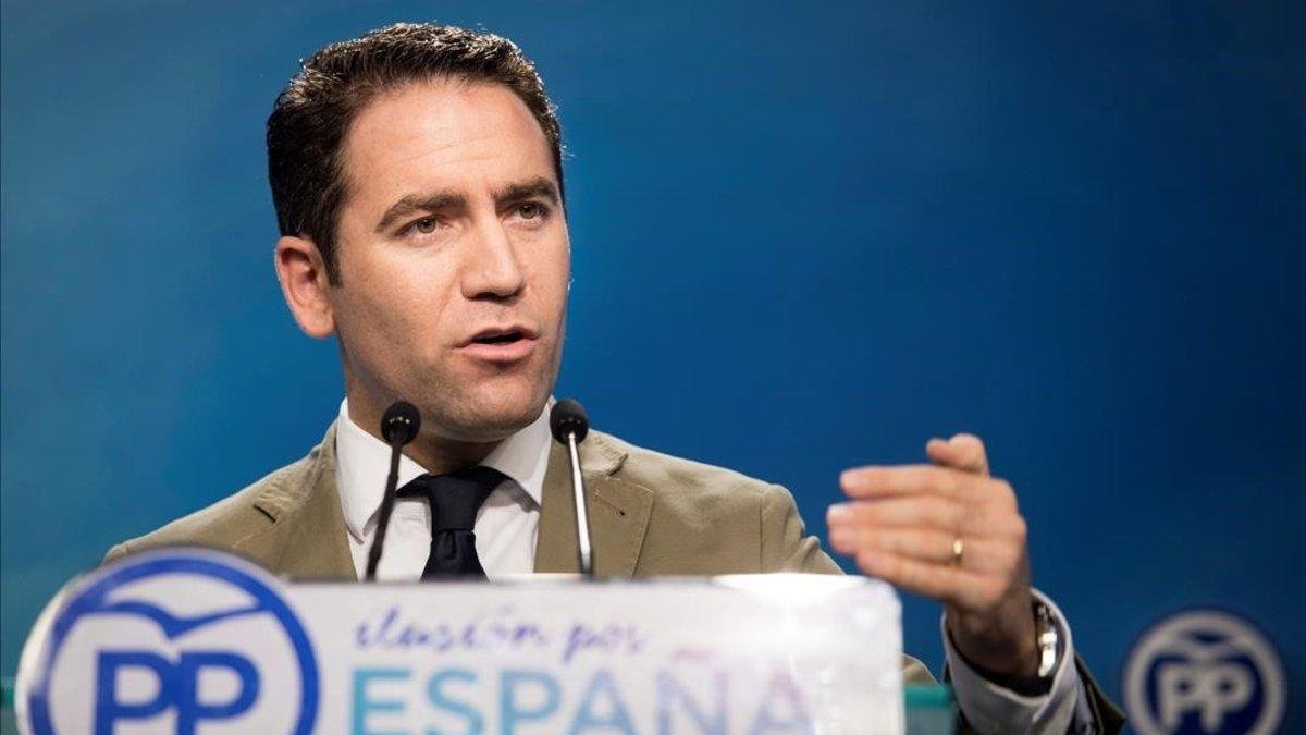 El secretario general del PP, Teodoro García Egea.-EFE