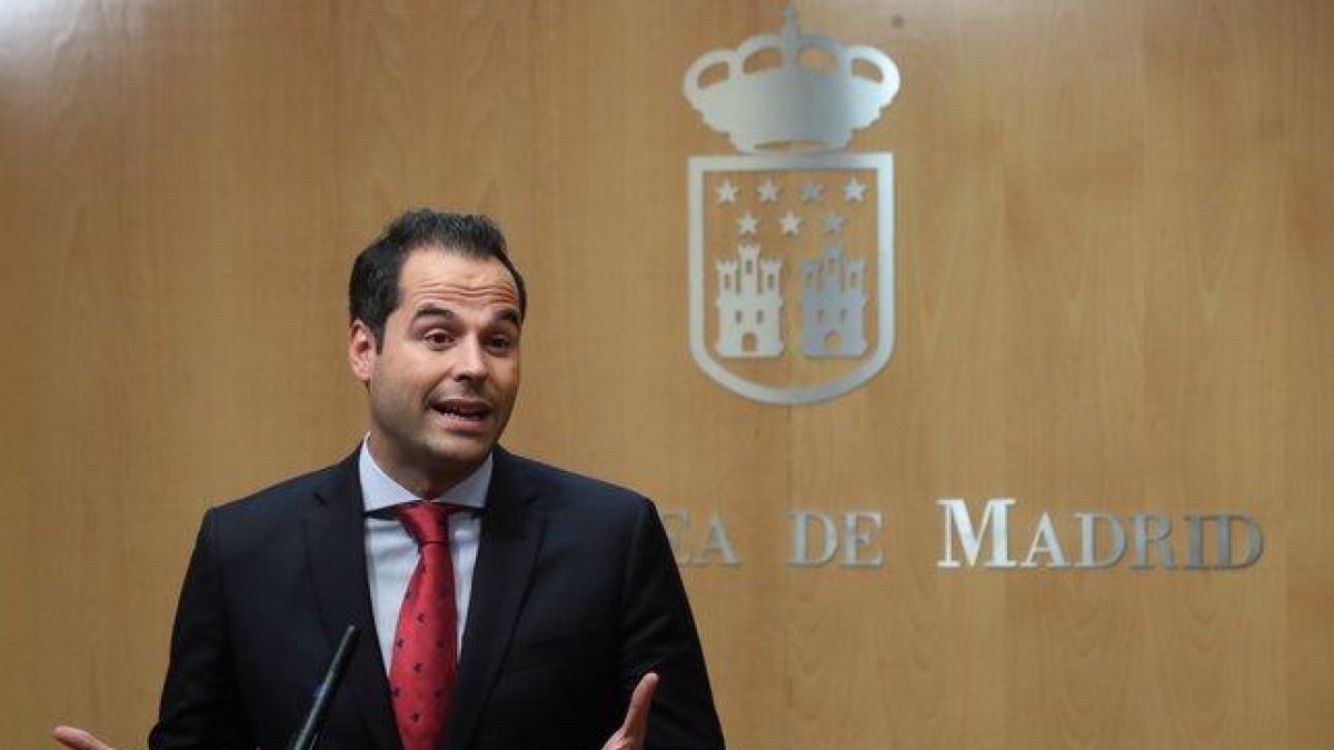 El representante de Ciudadanos en la Asamblea de Madrid, Ignacio Aguado.-EFE / / KIKO HUESCA