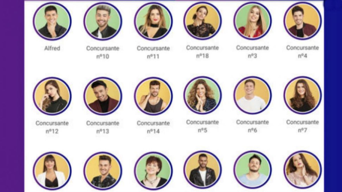 Los 18 concursantes que entrarán en la academia de OT 2017.-EL PERIÓDICO