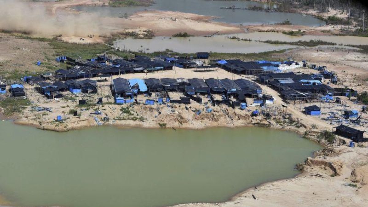 Un campamento minero en perú.-AP / AFP POOL