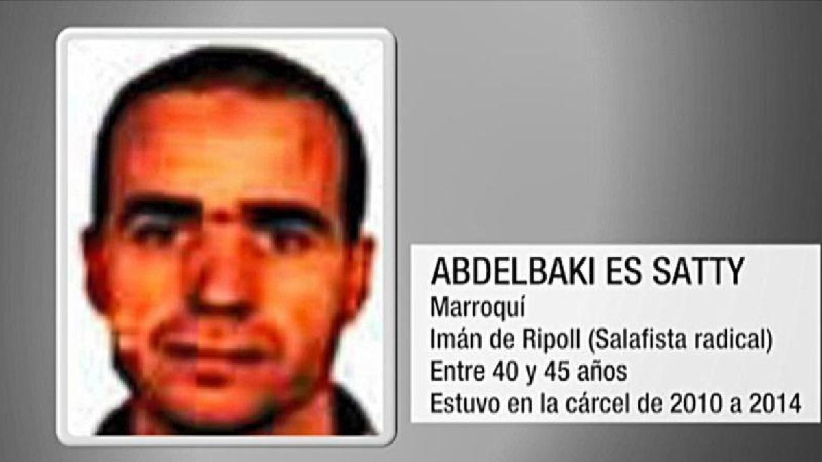 Abdelbaki Es Satti, imán de Ripoll y presunto cerebro de los atentados en Cataluña.-EL PERIÓDICO