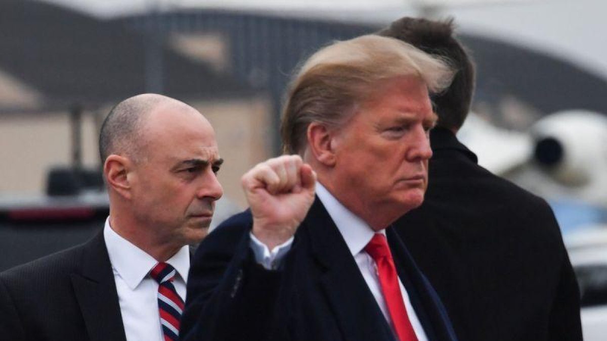 El presidente de los Estados Unidos, Donald Trump, apoya el desarrollo tecnológico de su país.-AFP