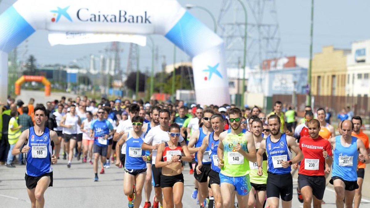 Javier Andrés (165) y Lidia Campo se proclamaron campeones de la III Carrera de la AEPV-Ricardo Ordóñez