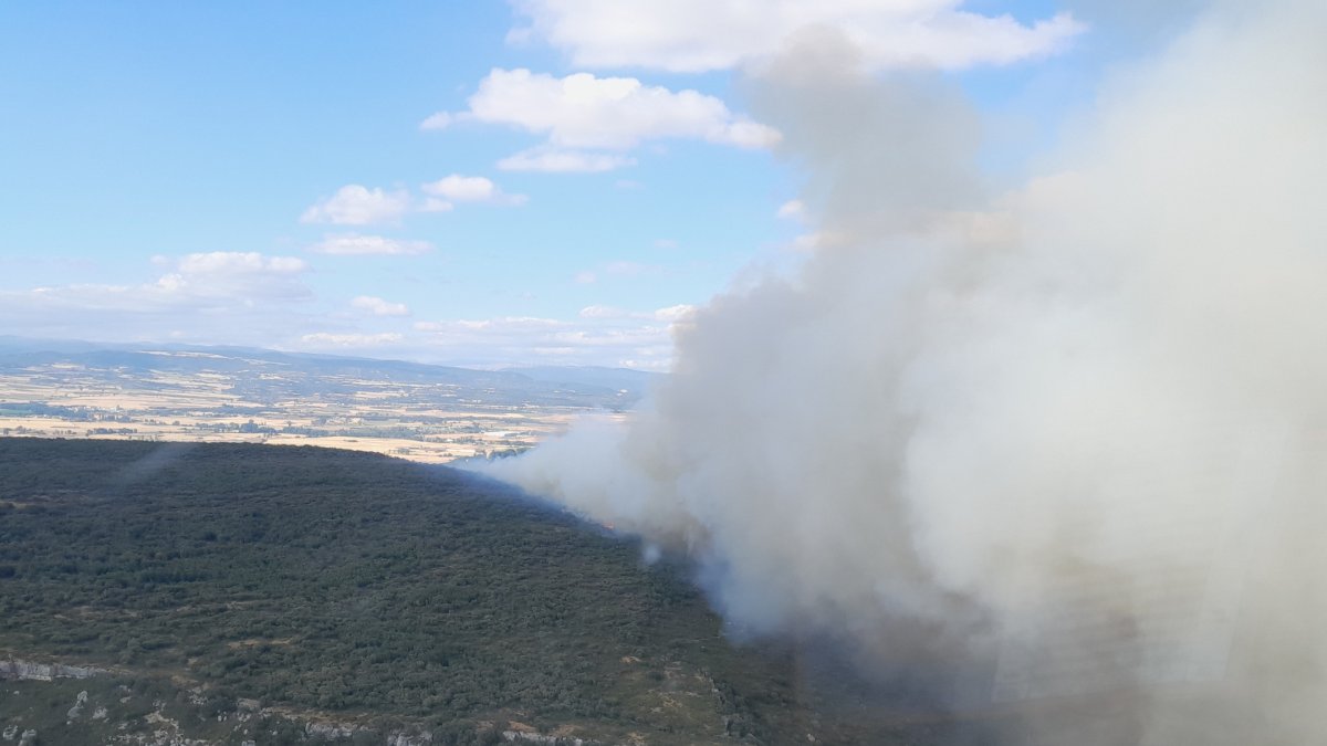 Imagen del incendio. NATURALEZACYL