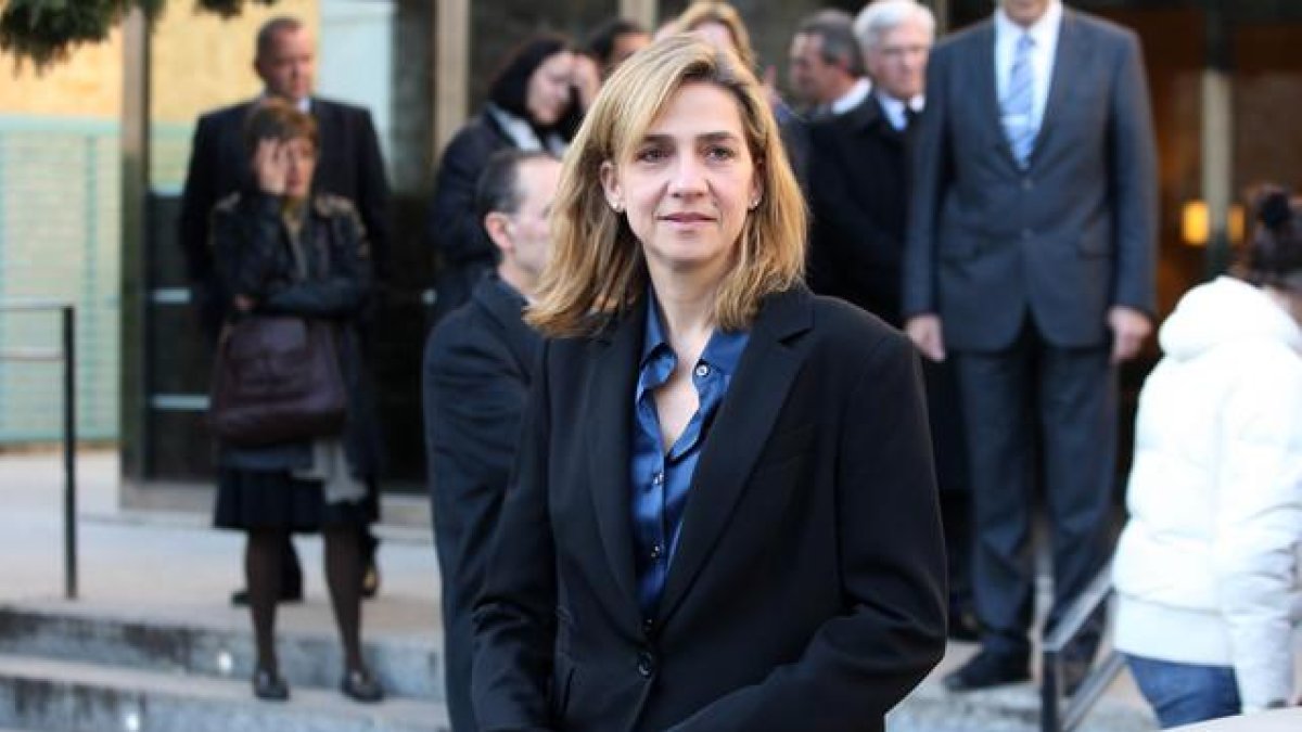La infanta Cristina, en Barcelona.-ELISENDA PONS