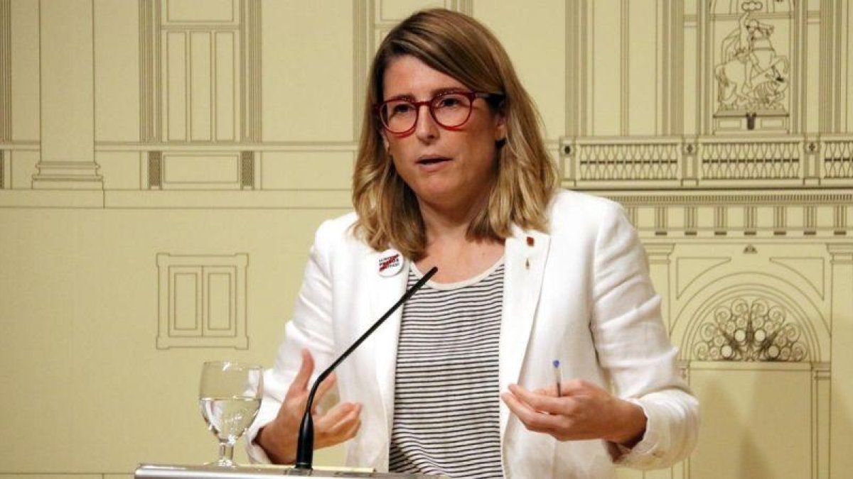 La consellera de la Presidencia y portavoz del Govern, Elsa Artadi.-JORDI BATALLER (ACN)