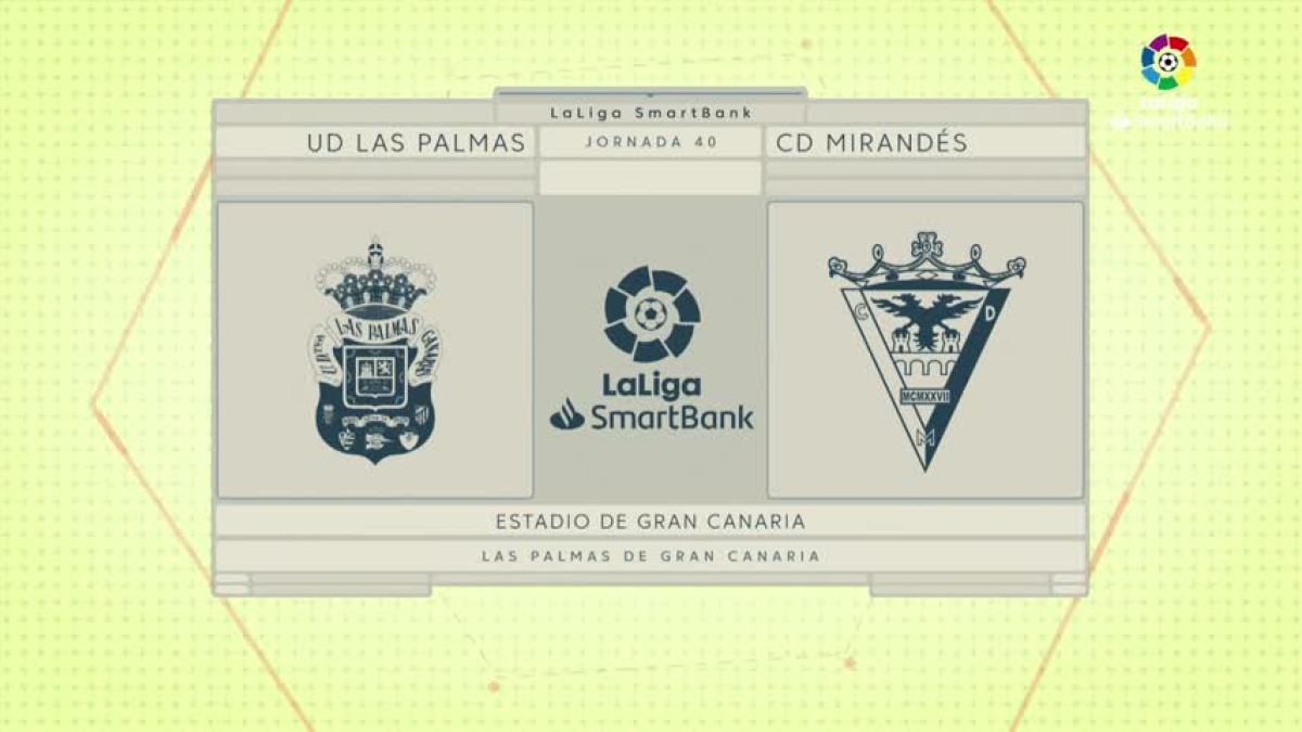 VIDEO: Resumen Goles Las Palmas - Mirandés - Jornada 40 - La Liga SmartBank