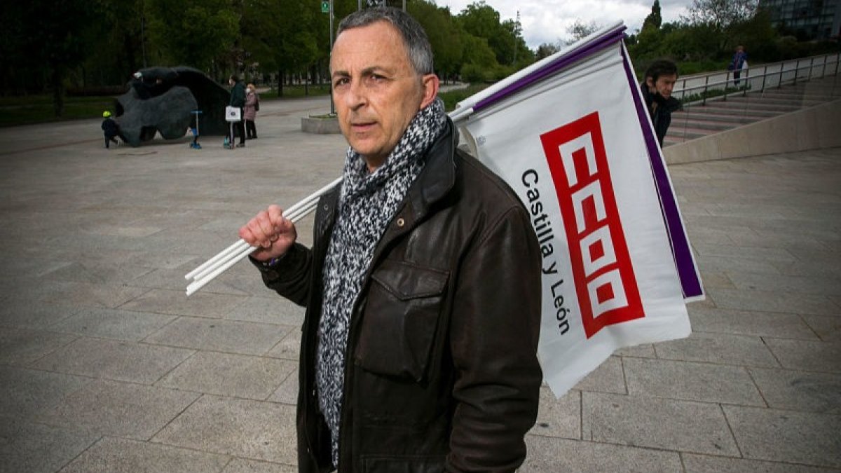 Juan Nuñez, Secretario General CCOO Burgos. TOMÁS ALONSO
