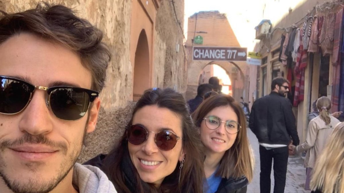 Manuel Rámila, Andrea Sancho y Patricia Téllez, burgaleses atrapados en Marruecos por el cierre de fronteras. ECB