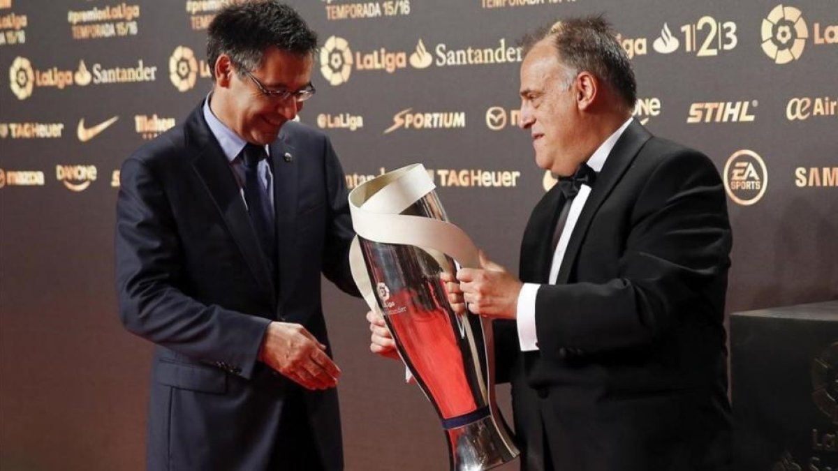 Tebas y Bartomeu-EFE / KAI FORSTERLING