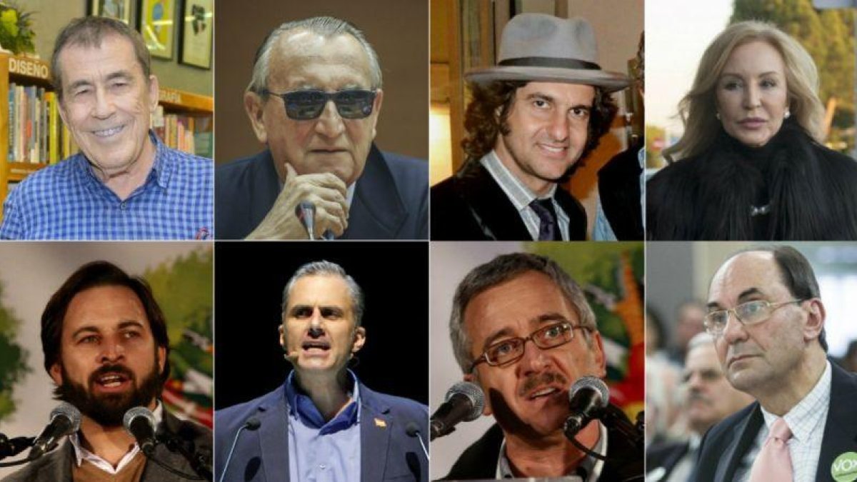 ernando Sánchez Dragó, Carlos Fabra, Morante de la Puebla, Carmen Lomana, Santiago Abascal, Javier Ortega, José Antonio Ortega Lara y Alejo Vidal-Quadras-EL PERIÓDICO